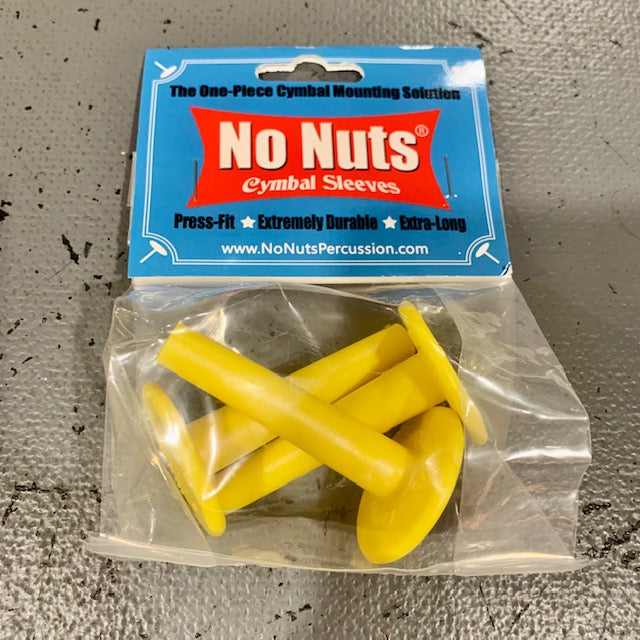 No Nuts 5007- No Nuts Cymbal Sleeves Yellow ( 3 -Pack )
