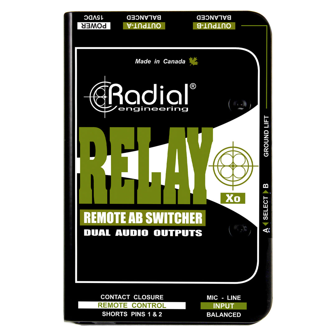 Radial Relay Xo Balanced Remote AB switcher