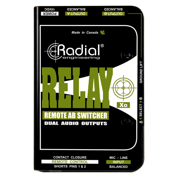 Radial Relay Xo Balanced Remote AB switcher