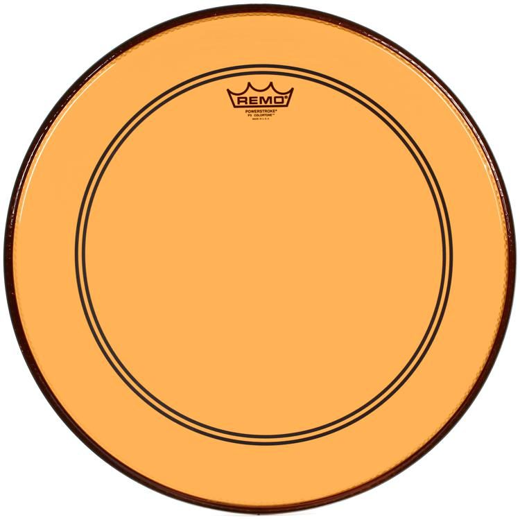 Remo P3-1324-CT-OG - 24'' Bass, P3, Colortone Orange