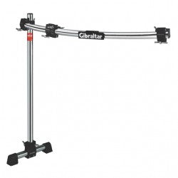 Gibraltar GRS125C - Road Series 36 curved bar with fix t leg, RS black clamps