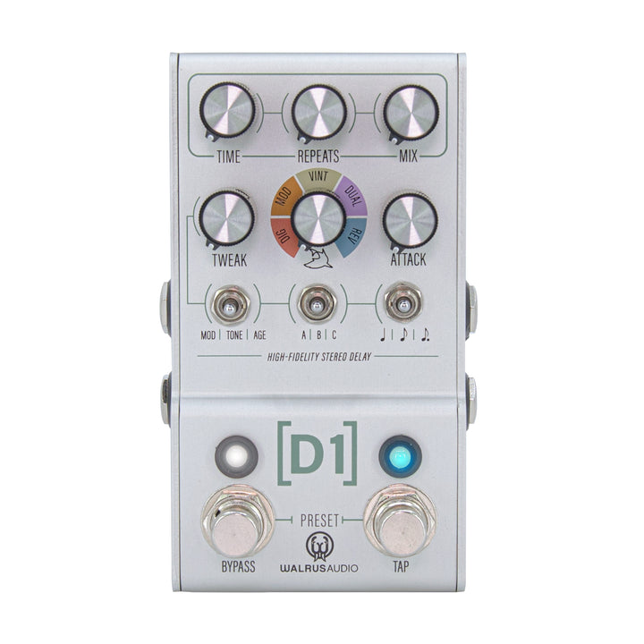 Walrus Audio Mako Series D1 High-Fidelity Stereo Delay Guitar Effect Pedal