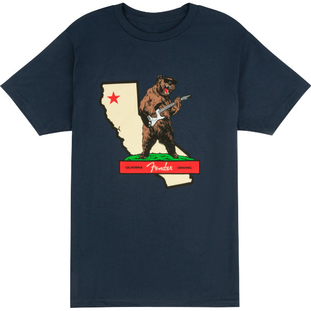Fender Rocks Cali T-Shirt Navy