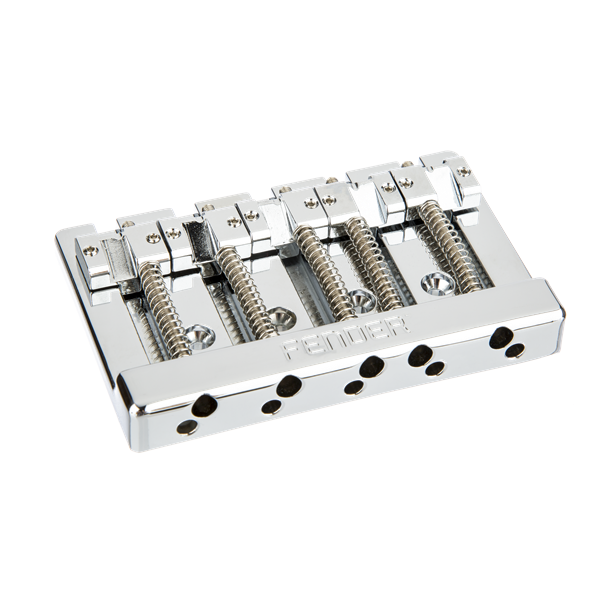 Fender HiMass 5-String Bass Wide Bridge Assembly With Zinc Saddles - Chrome