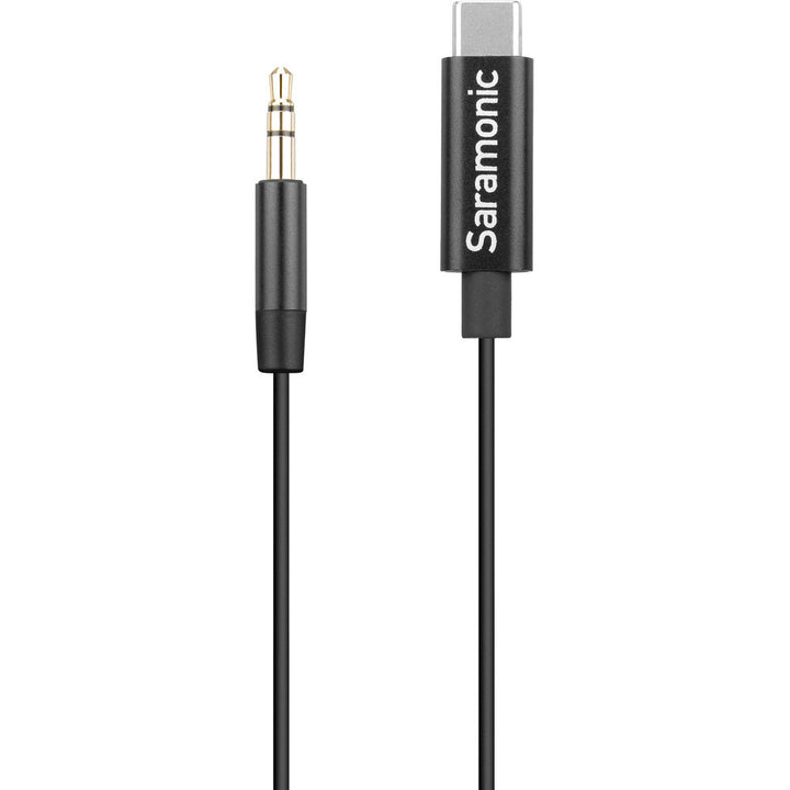 Saramonic SR-C2001 3.5mm TRS Male to USB Type-C Adapter Cable for Mono/Stereo Audio to Android - 9”