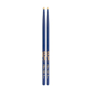 Zildjian Z5AACBU-400 Jazz Drumsticks, Painted Blue Wood Acorn Tip with 20s Jazz Design - 5A
