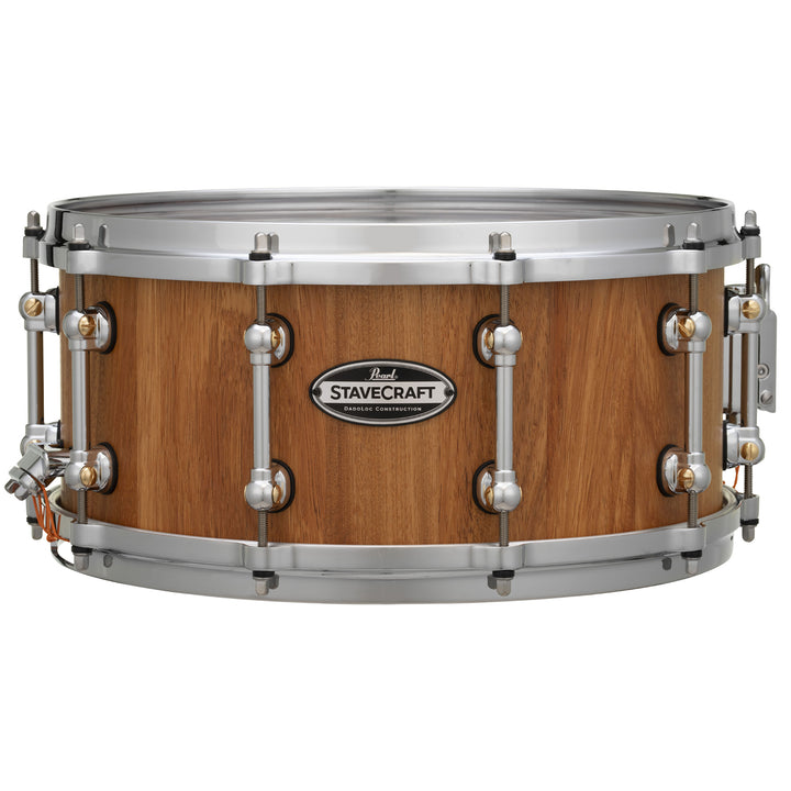 Pearl SCD1465MK StaveCraft 14'' x 6.5'' Makha Snare Drum - Hand-Rubbed Natural
