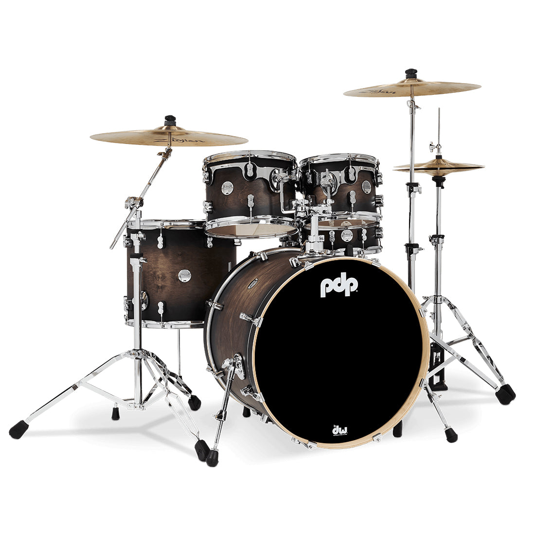 PDP Concept Maple Lacquer CM5 5-Piece Kit Shell Pack w/ Chrome