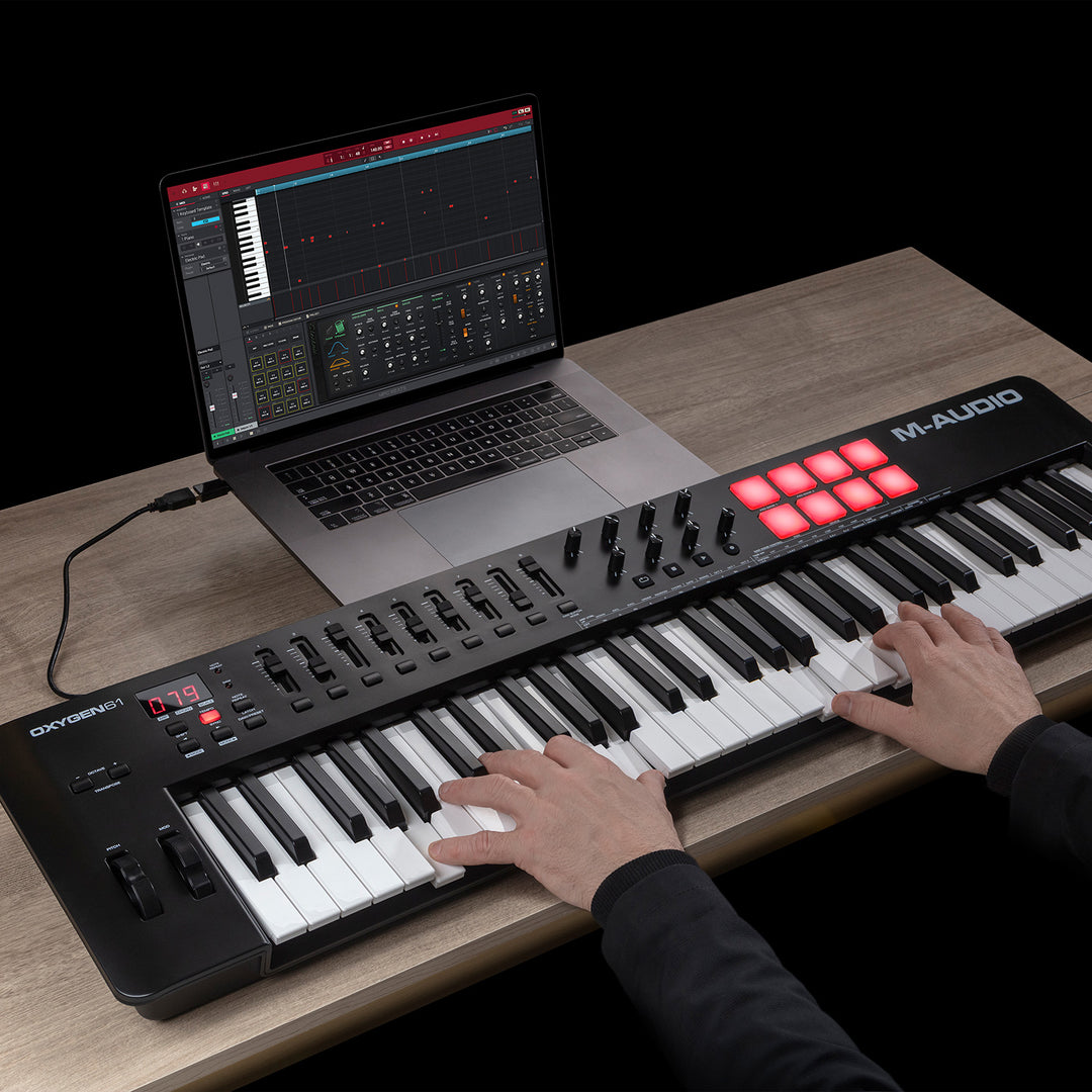 M-Audio Oxygen 61 MKV 61-Key USB Midi Controller w/ Smart Controls and Auto-Mapping