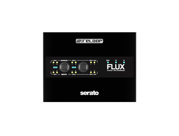 Reloop FLUX 3-channel (6x6 in/out) USB-C DVS interface for Serato DJ Pro