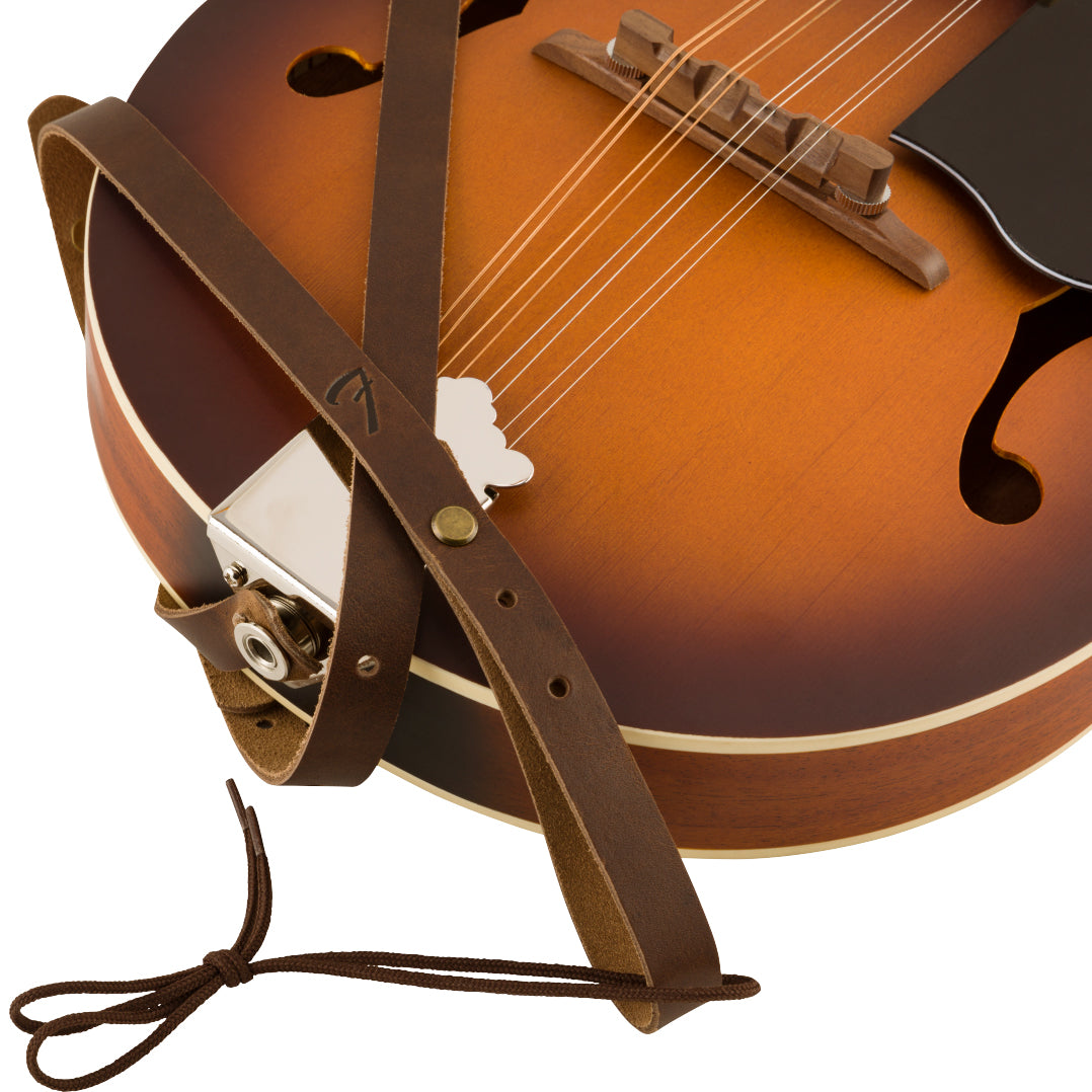Fender Paramount Mandolin Leather Strap - Brown