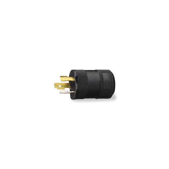 Hubbell 2311 TWIST-LOCK Male inline twist-lock plug - All black