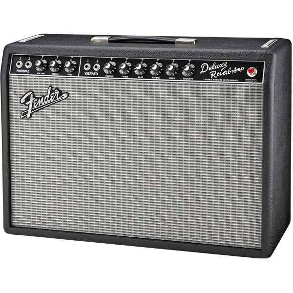 Fender '65 Deluxe Reverb Guitar Combo Amplifier - Black & Silver