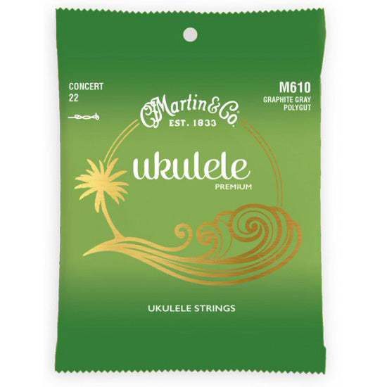 Martin M610 Ukulele Premium Polygut Uke Strings - Concert