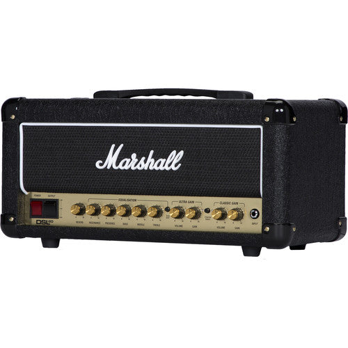 Marshall DSL20HR 2-Channel Valve Amplifier Head with Variable Output (20W)