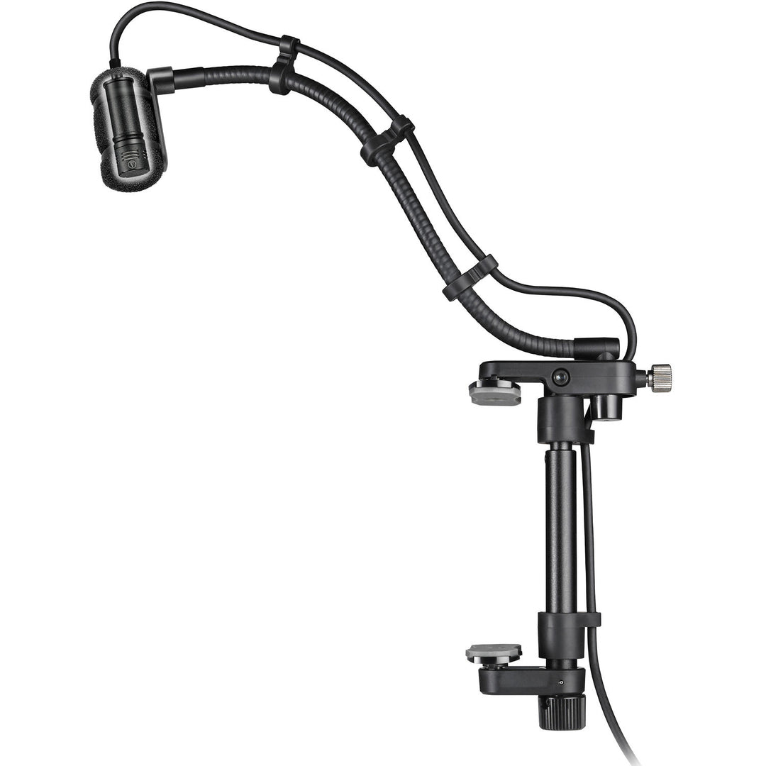 Audio-Technica ATM350 Cardioid Condenser Instrument Microphone 9” Gooseneck w/ Guitar Mount