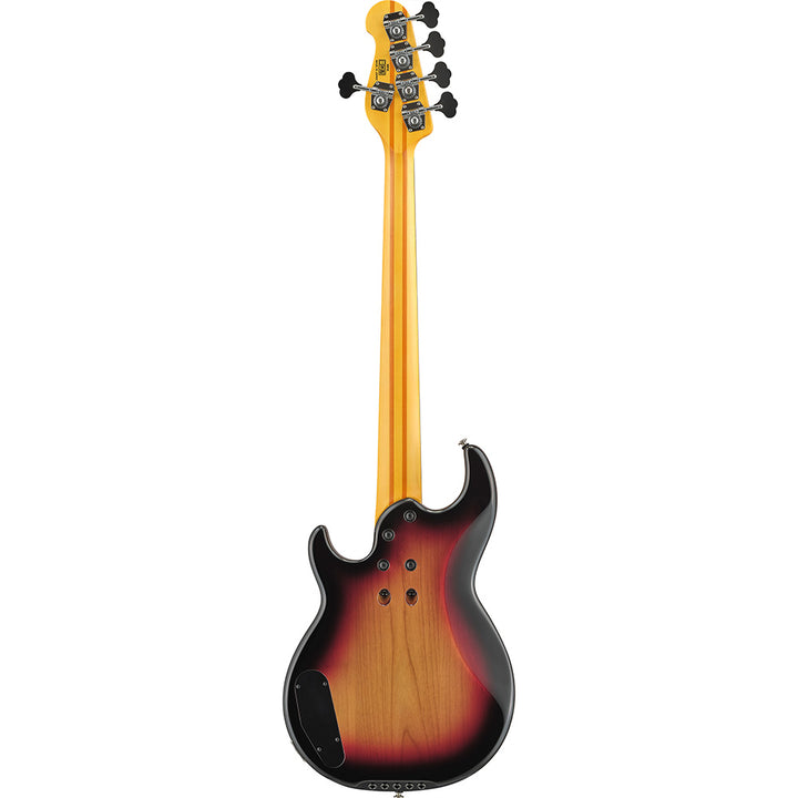 Yamaha BBP35II Alder/Maple/Alder body, 5-String Bass Guitar w/ Hardshell Case - Vintage Sunburst