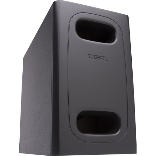 QSC 6.5'' Dual Voice Coil Surface Subwoofer/HiPass Out-70/100V-Bypass/Lo-Z Mono/Stereo/Surface Instal(Black)