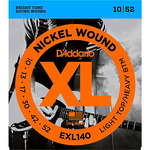 D'Addario EXL140 - SET ELEC GTR XL LITE/HVY BOT
