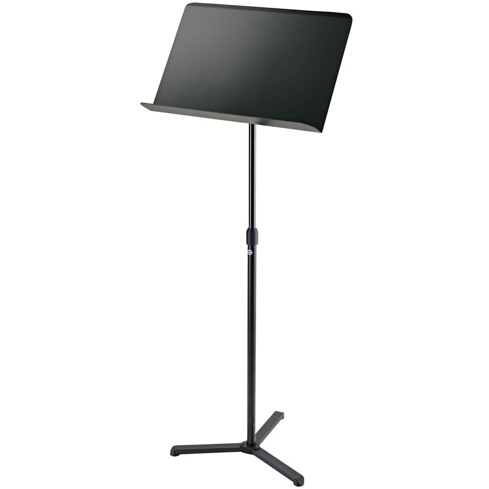 K&M 11914 Stylish / Adjustable Orchestra Music Stand - Black