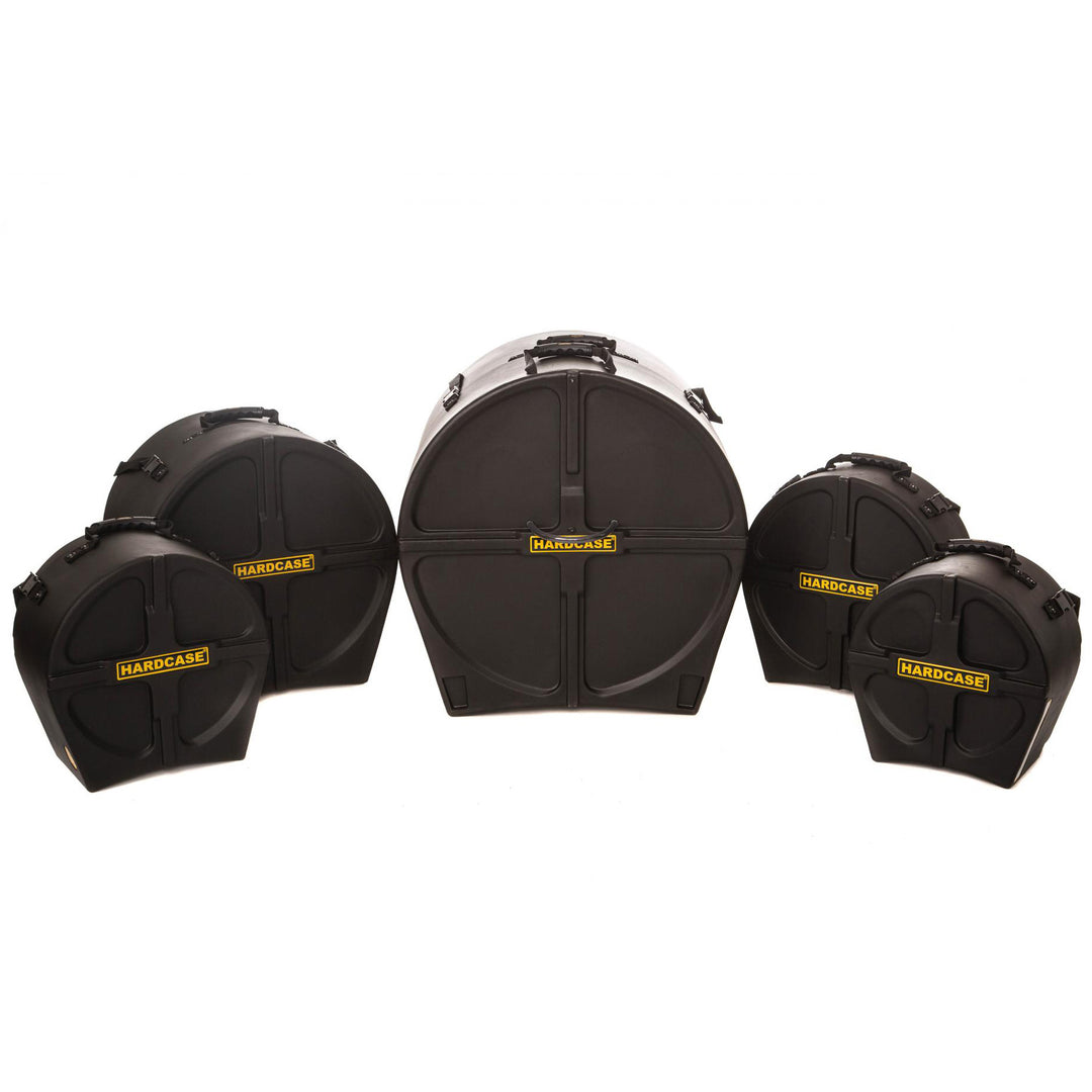 HARDCASE HSTANDARD - Drum Kit Cases for Standard Set - Includes HN14S, 12T, 13T, 16FT, 22B