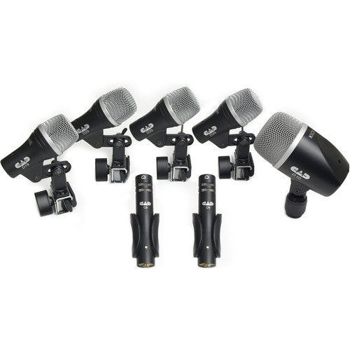 CAD Audio STAGE7 - 7-piece Drum Microphone Pack 3xD29,2xC9,D19,& D10