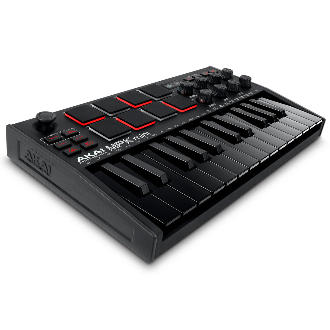 Akai MPK Mini Mk3 Portable USB MIDI Keyboard Controller - Black