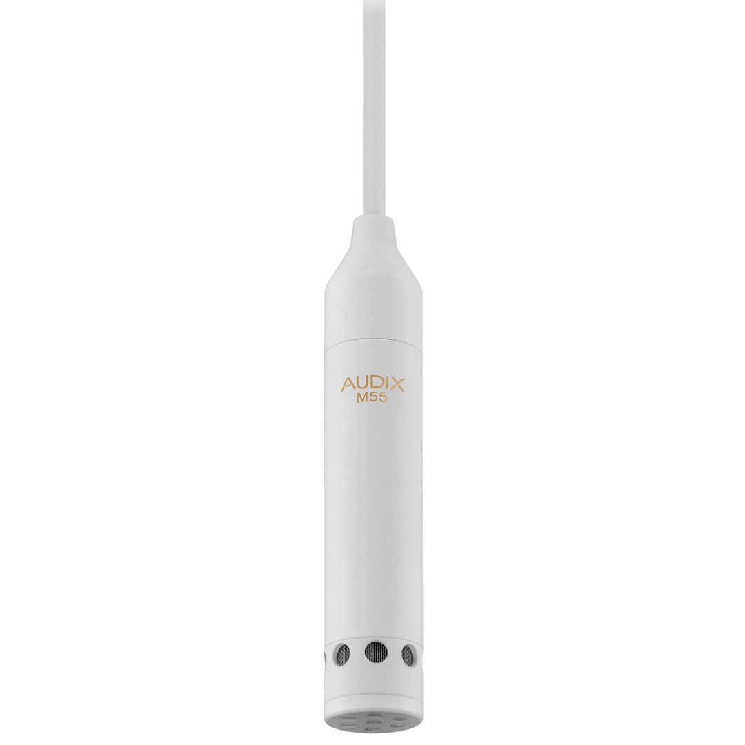 Audix M55W Hanging Ceiling Microphone w/ Height Adjustment - Cardioid