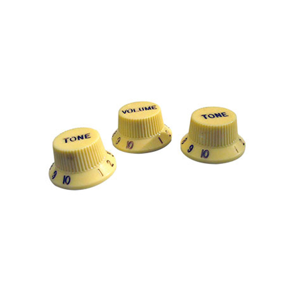 Profile P190 - Strat Knobs 3pk Cream