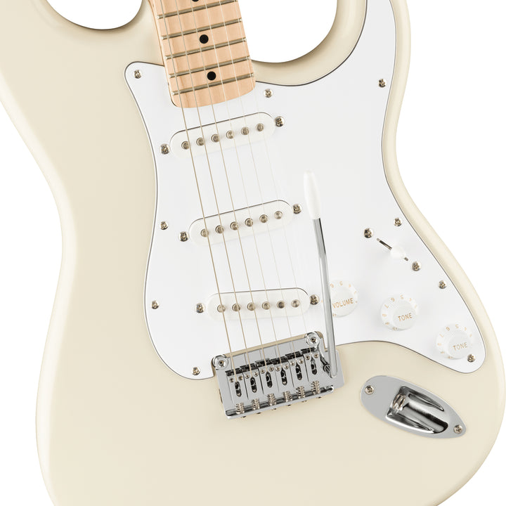 Squier Affinity Series Stratocaster Electric Guitar - Olympic White / Maple Fretboard
