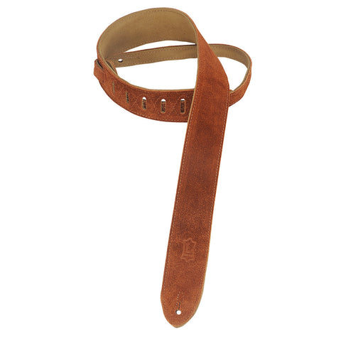 Levy's MS12-CPR Suede Leather Guitar Straps