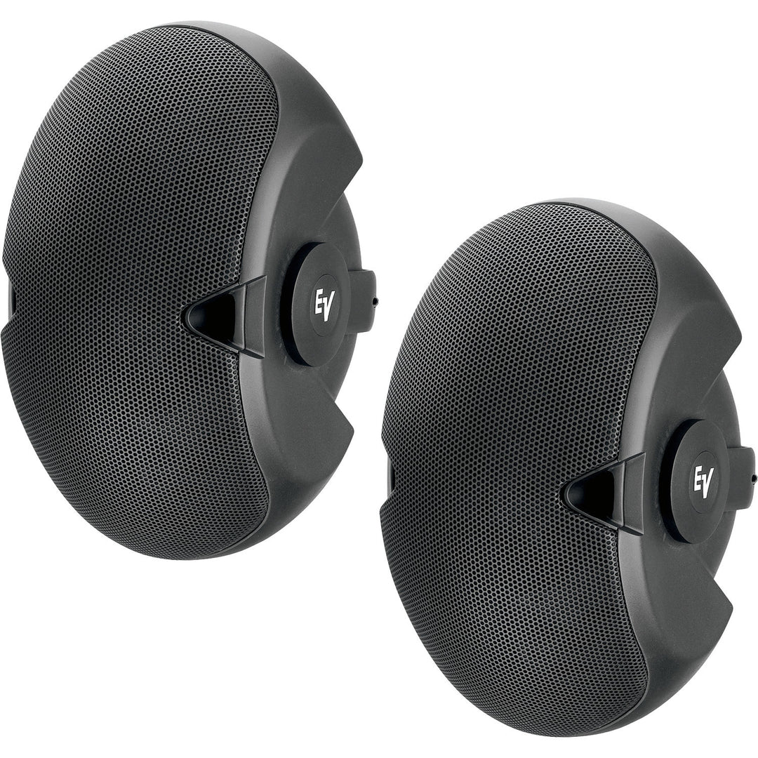 Electro-Voice EVID 4.2T 70V - Dual 4in Surface-Mount Speaker (Pair) (Black)