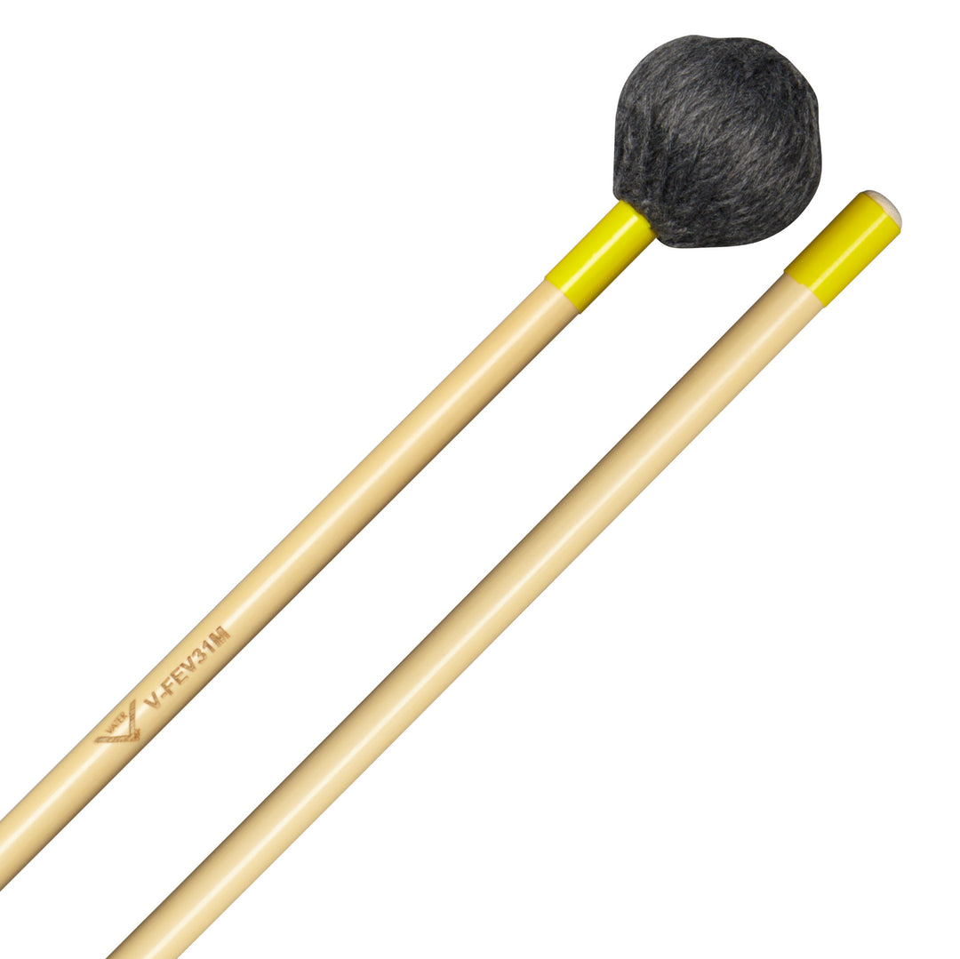 Vater V-FEM31M-Vater Front Ensemble Medium Vibraphone Mallets (Mushroom Shape)