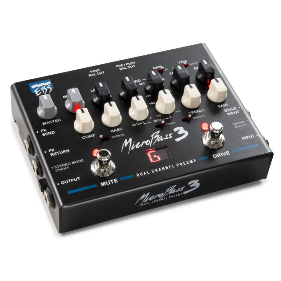 EBS MicroBass 3 - Professional Preamp Pedal