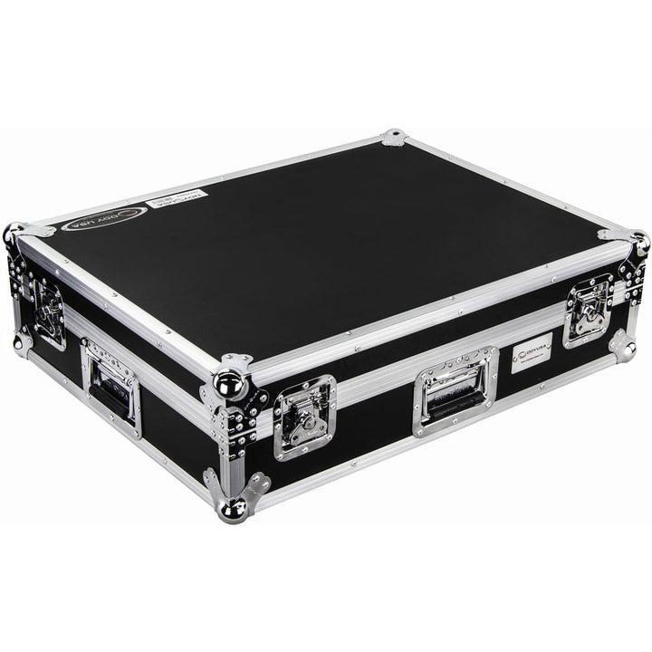 Odyssey FRPRIME4 Flight Ready Series Hard Case for Denon Prime 4 DJ Controller - Silver and Black
