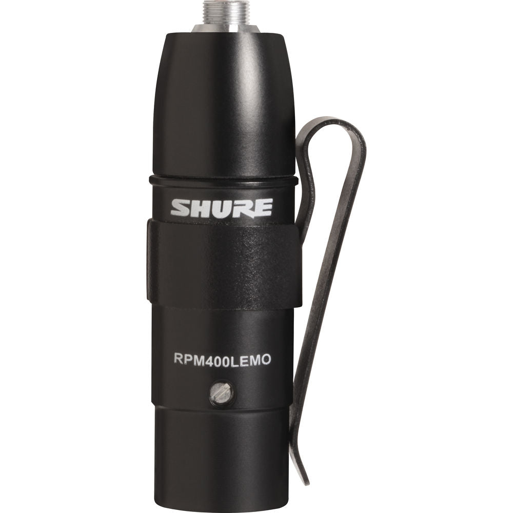 Shure Wired TwinPlex Microphone Preamplifier with Belt Clip LEMO3 to XLR