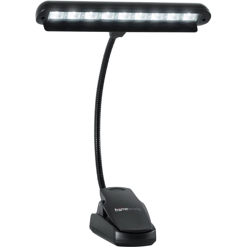 Gator Frameworks Clip-On LED Music Lamp with Adjustable Neck