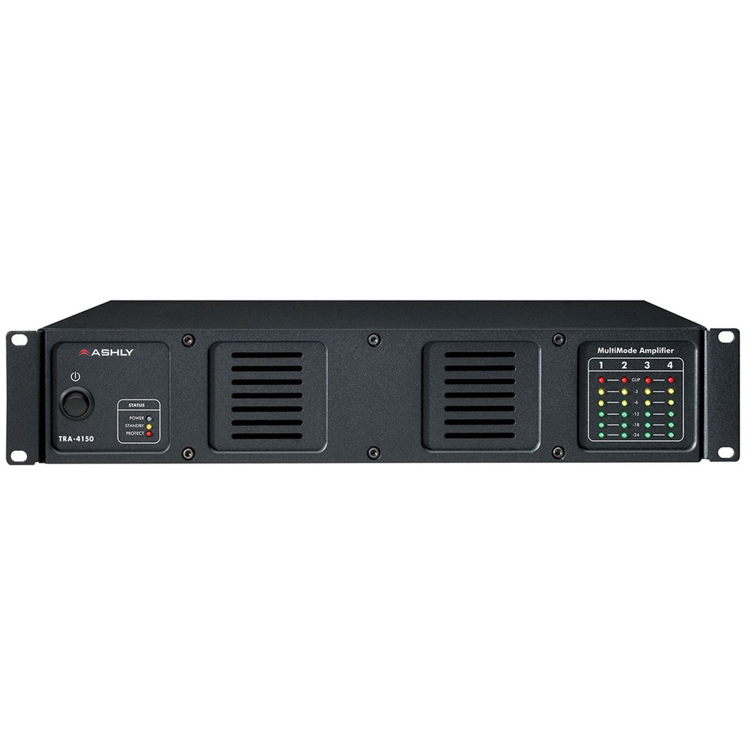 Ashly 4 x 150 W @ 4 Ohms, 25V, 70V, 100V