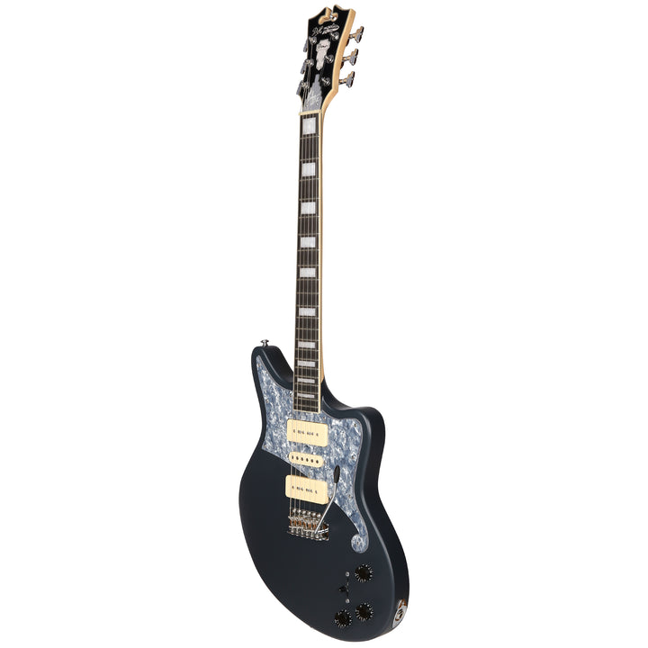 D'Angelico Premier Bob Weir Bedford Signature (Black) DAPBEDBWMSTCTR Electric Guitar
