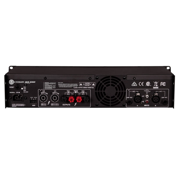 Crown XLS1002 Power Amplifier 1000-Watt w/ Cross-Over & Limiter