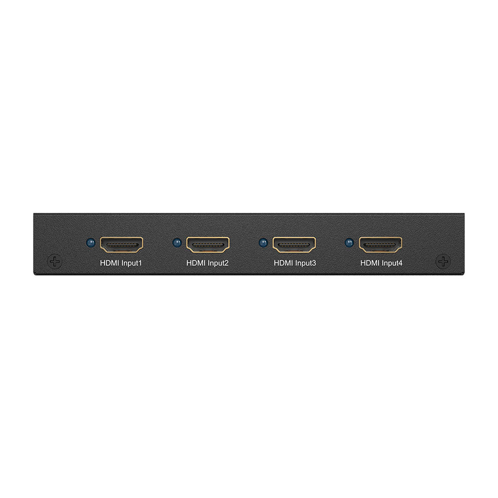 BZBGEAR - 4×1 Multiviewer with Scaler supporting multi output resolutions up to 1080P@60Hz