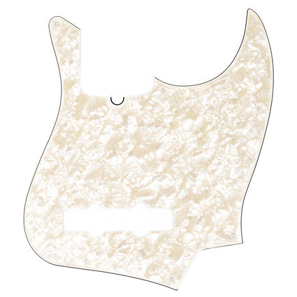 Fender Pickguard for Jazz Bass 10-Hole Mount 4-Ply - White Pearloid