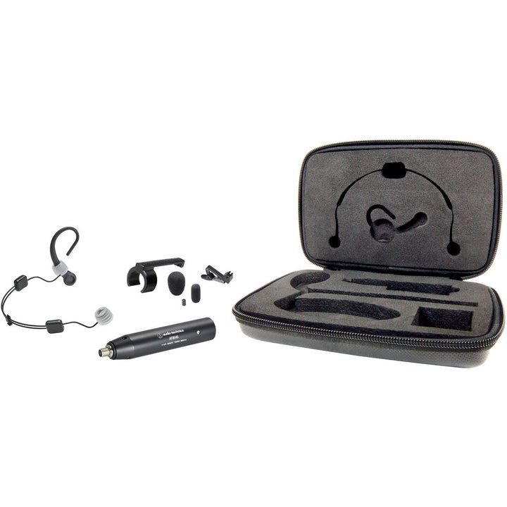 Audio-Technica BP892X MicroSet Subminiature Omnidirectional Condenser Headworn Microphone - Black
