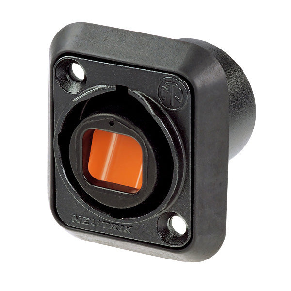 Neutrik NO12FDW-A - OpticalCON MTP Chassis Cnctr -Black