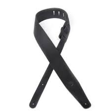 D'Addario 25TL00-DX - >2.5 THICK LEATHER - BLACK