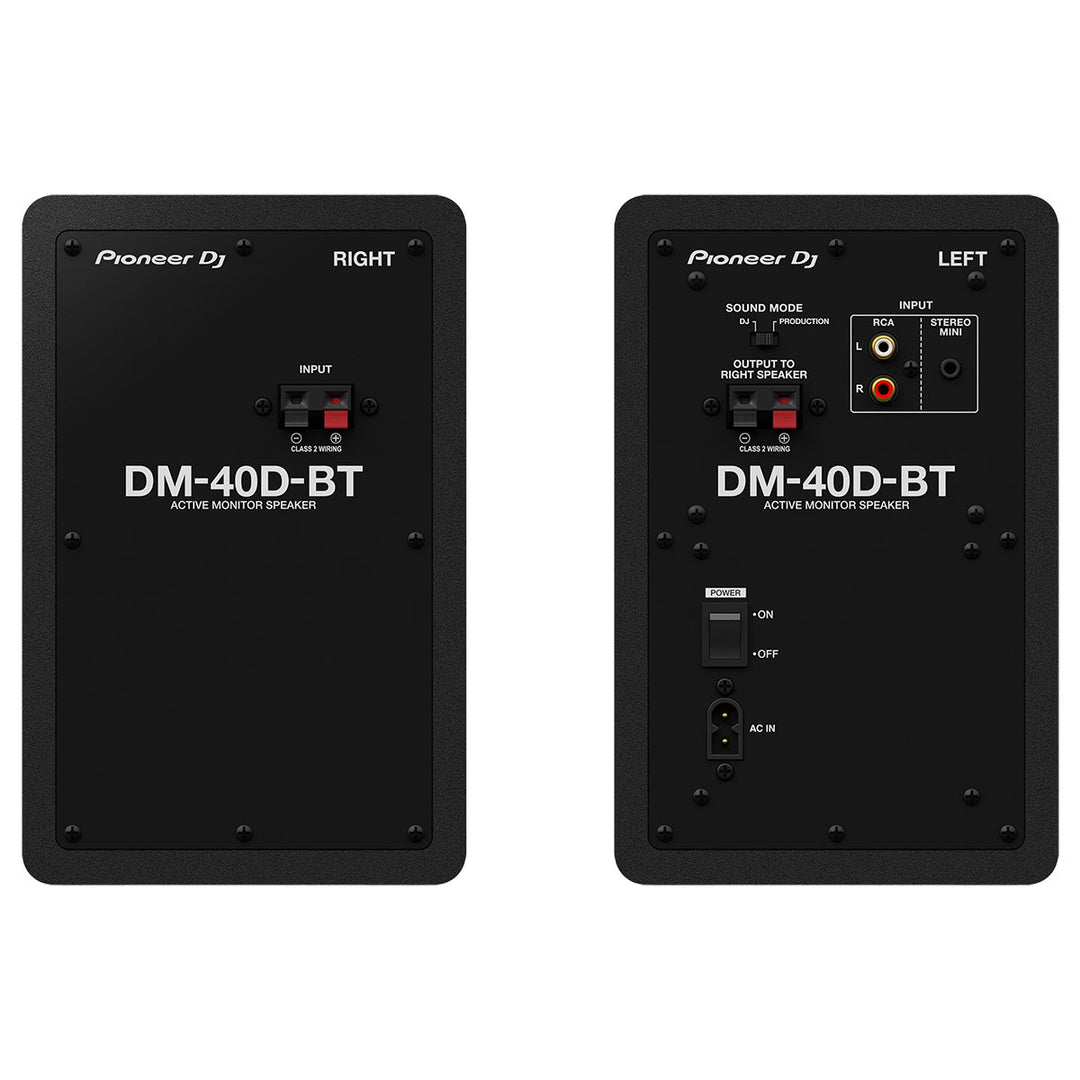Pioneer DM-40D-BT 4” desktop monitor system with Bluetooth® functionality (Black)