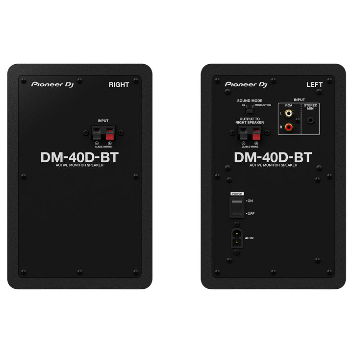 Pioneer DM-40D-BT 4” desktop monitor system with Bluetooth® functionality (Black)
