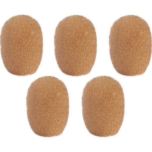 Shure Windscreen for TL/TH TwinPlex Microphones (5-Pack) Cocoa