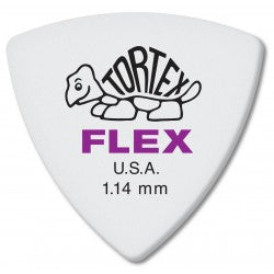 Dunlop 456P1.14 Tortex Flex Rndtri Nat 6/Plypk