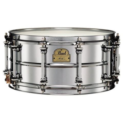 Pearl IP1465 Ian Paice Model 14''x6.5'' Steel Shell Snare Drum